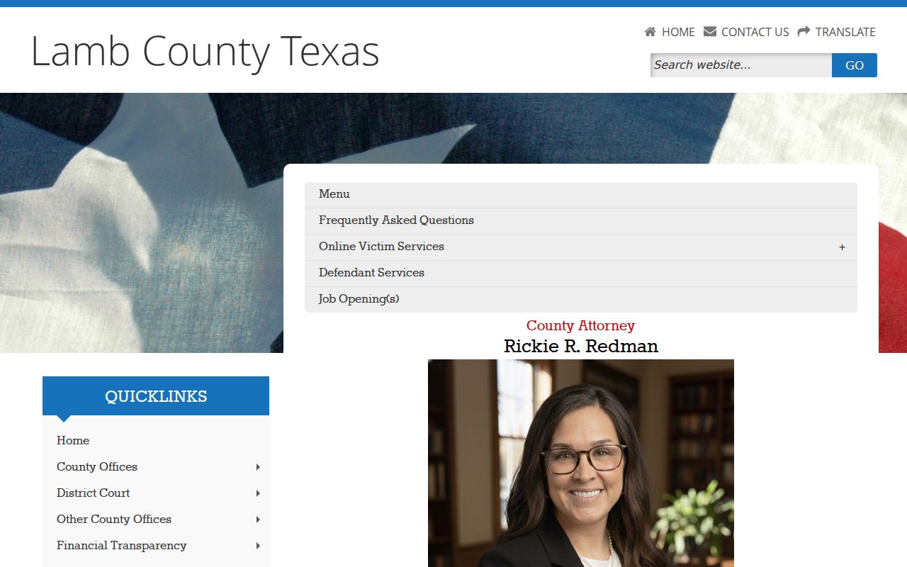 Lamb County criminal court case information from the County and District Attorney